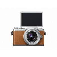 Panasonic DMC-GF7 Lumix Kamera Kit mit H-FS 12-32 mm Objektiv braun/silber-22