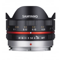 Samyang 7.5mm F3.5 UMC Fish-eye MFT für Micro Four Third, Schwarz-22