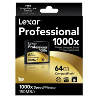 Lexar Professional Thin Box 64GB CompactFlash Speicherkarte 1000x-22