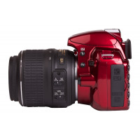 Nikon D3100 SLR-Digitalkamera (14 Megapixel, Live View, Full-HD-Videofunktion) Kit inkl. AF-S DX 18-55 VR Objektiv rot-22