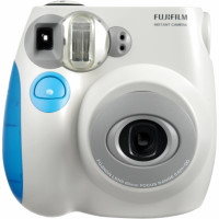 Fujifilm mini7s-bl Instax Mini 7s Color Filmkamera (62 x 46mm Bildgröße, Focusing Range: 0,6m) blau-21