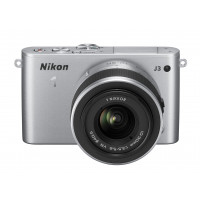 Nikon 1 J3 Systemkamera (14 Megapixel, 7,5 cm (3 Zoll) LCD-Display, Full HD) Kit inkl. 1 Nikkor 10-30 mm VR-Objektiv silber-22