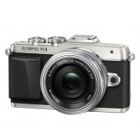 Olympus PEN E-PL7 Kompakte Systemkamera (16 Megapixel, elektrischer Zoom, Full HD, 7,6 cm (3 Zoll) Display, Wifi) inkl. 14-42 mm Pancake Objektiv silber/silber-22