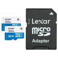 Lexar 32GB 300x microSDHC UHS Model LSDMI32GBSBNA300A2-22