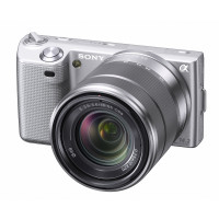 Sony NEX-5KS Systemkamera (14 Megapixel, 7,5 cm (3 Zoll Display), Live View, Full HD Videoaufnahme) Kit silber inkl. 18-55mm Objektiv-22