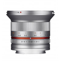 Samyang 12mm F2.0 Objektiv für Anschluss Fuji X silber-22
