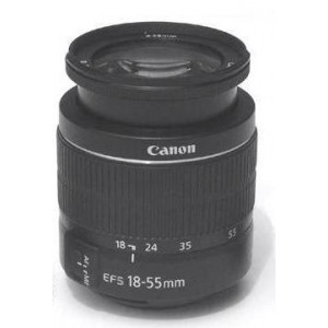 Canon Objektiv EF-S 18-55mm 1:3,5 5,6 III ,Bulk, Neu. Speziell für digitale EOS Kameras mit EF-S-Bjonett entwickeltes Zoom-Objektiv. Kompakt und leicht. Hohe Bildqualität bei allen Brennweiten. Optimierte Vergütungsschichten minimieren Streulicht und Re-22