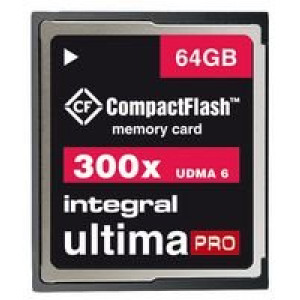 COMPACTFLASH 64GB ULTIMA PRO 300X INCF64G300W By INTEGRAL-21