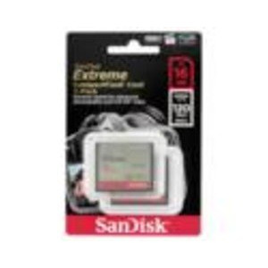 SanDisk 2 x 16GB Extreme CF 16GB Kompaktflash Speicherkarte, SDCFXS2-016G-X46-21