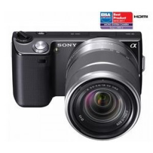 NEX-5K Schwarz + 18 55 mm Objektiv + Kameratasche für Bridgekameras 13 X 11 X 10 CM + SDHC-Speicherkarte 8 GB-22