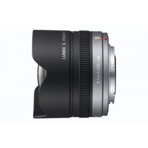 Panasonic H-F008E LUMIX G Fisheye 8 mm F3.5 Objektiv (16 mm KB, klein und leicht, Bildwinkel 180°) schwarz-22