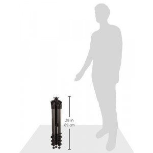 Manfrotto MT057C4-G Carbon Fiber Stativ mit 3 Auszügen und Kurbelsäule-22