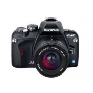 Olympus E-400 SLR-Digitalkamera (10 Megapixel) Double Zoom Kit inkl. Zuiko EZ-1442 14-42mm and EZ-4015-2 40-150mm-22