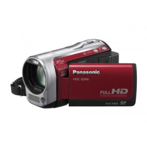 Panasonic HDC-SD66EG-R HD Camcorder (SD-Kartenslot, 25-fach optisher Zoom, 6.9 cm Display, Bildstabilisator, mini-HDMI, USB 2.0) rot-22