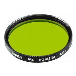 Hama 77862 Color Infrarot S/W-Filter Gelb-Grün YG 2,5 X-O (62 mm)-21