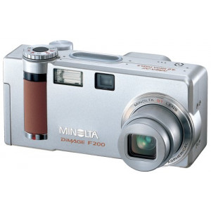 Minolta Dimage F200 Digitalkamera (4,0 Megapixel) silber-22