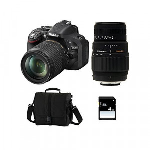 NIKON D5200 + 18-105 VR + SIGMA 70-300 DG MACRO + Sac + Carte SD 4Go-21