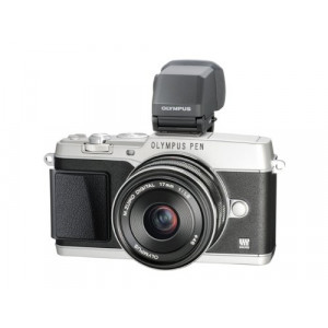 Olympus E-P5 Systemkamera (16 Megapixel, 7,6 cm (3 Zoll) Touchscreen, HDMI, WiFi) inkl. 17mm 1:1.8 Objektiv Kit und hochauflösender VF-4 elektronischer Sucher silber-22