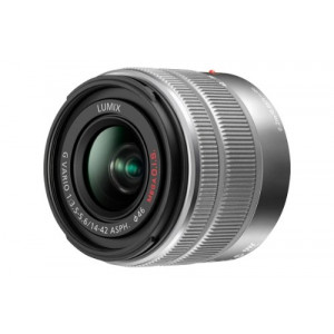 Panasonic H-FS1442AE-S AF-Motor Objektiv F5,6 ASPH OIS (14-42mm, Bildstabilisator) für G-Serie Kamera silber-22