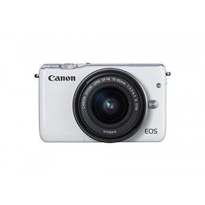 Canon EOS M10 Systemkamera (18 Megapixel, 7,5 cm (3 Zoll) Display, STM, WLAN, NFC, 1080p, Full HD) Kit mit EF-M 15-45mm IS weiß-22
