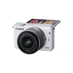 Canon EOS M10 Systemkamera (18 Megapixel, 7,5 cm (3 Zoll) Display, STM, WLAN, NFC, 1080p, Full HD) Kit mit EF-M 15-45mm IS weiß-22