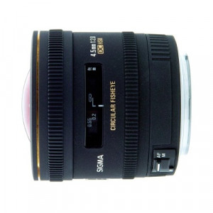 Sigma 4,5 mm F2,8 EX DC HSM Zirkular Fisheye-Objektiv (Gelatinefilter) für Minolta/Sony Objektivbajonett-21