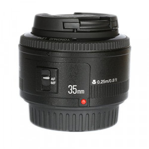 YONGNUO Festbrennweite Weitwinkel Objektiv mit EF Bajonett für Canon YN 35mm F2 für EOS 500D/600D/650D/700D/5D/5D Mark II/5D Mark III/5DS/5DS R/6D/7D/7D-22