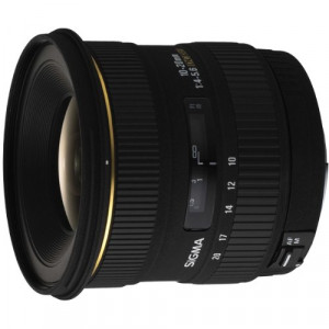 Sigma 10-20 mm F4,0-5,6 EX DC HSM-Objektiv (77 mm Filtergewinde) für Sigma Objektivbajonett-21