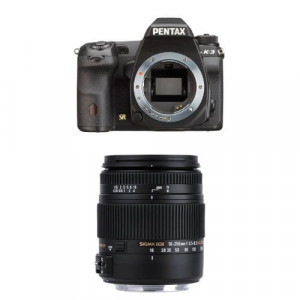 Pentax K-3 SLR-Digitalkamera Gehäuse schwarz + Sigma 18-250 mm Objektiv-21