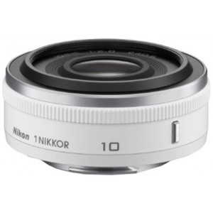 Nikon 1 Nikkor 10 mm 1:2,8 Objektiv weiß-22