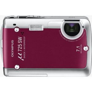 Olympus u-725 SW Digitalkamera (7 Megapixel) wasserdicht bis 5m in cherry red-22