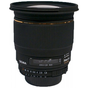 Sigma 20 mm F1,8 EX aspherical DG-Objektiv (82 mm Filtergewinde) für Nikon Objektivbajonett-21