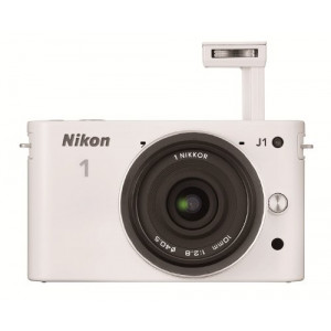 Nikon 1 J1 Systemkamera (10 Megapixel, 7,5 cm (3 Zoll) Display) weiß inkl. 1 NIKKOR 10 mm Pancake Objektiv-22