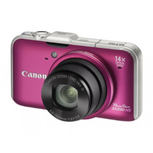 Canon PowerShot SX230 HS Digitalkamera (12 Megapixel, 14-fach opt. Zoom, 7,6 cm (3 Zoll) Display, Full HD, GPS, bildstabilisiert) fuchsia-22