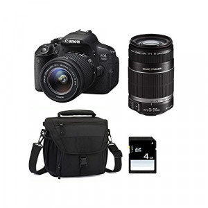 CANON EOS 700D + 18-55 IS STM + 55-250 IS STM + Sac + SD 4Go-22