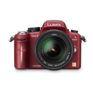 Panasonic Lumix DMC-GH1KEG9R Systemkamera (12 Megapixel, 7,6 cm Display, LiveView, Full-HD) rot mit 14-140 mm Objektiv schwarz-22