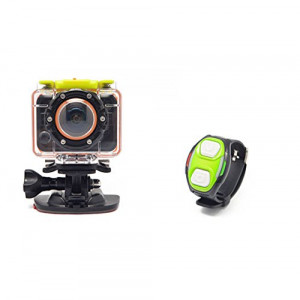 Marine Video Kamera wasserfeste Kamera für Bootssport Wassersport Segeln Skateboard Tauchen Windsurfen ActionCam Dashcam IPX8 Wireless remote über Apple iOs Tablet Android per App bis 32GB Film Foto mit Uhr Fernbedienung WIFI SD HD 1080P Full HD 170 G-22