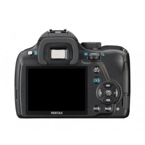 Pentax K 500 SLR-Digitalkamera (16 Megapixel, APS-C CMOS Sensor, 1080p, Full HD, 7,6 cm (3 Zoll) Display, Bildstabilisator) schwarz inkl. Objektiv DA L 18-55 mm-22