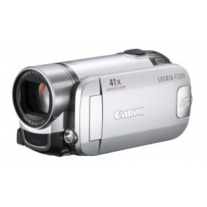 Canon LEGRIA FS200 SD-Camcorder (SDHC/SD/MMC-Card, 37-fach opt. Zoom, 6,9 cm (2,7 Zoll) Display) titansilber-22