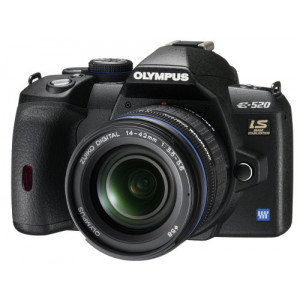 Olympus E-520 SLR-Digitalkamera (10 Megapixel, LifeView, Bildstabilisator) Kit inkl. 14-42mm and 40-150mm Objektive-22