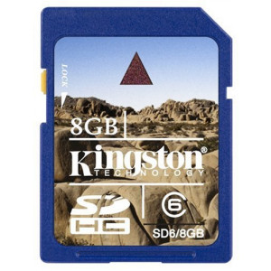 Kingston SD (SDHC) Secure Digital 8GB Class 6-21