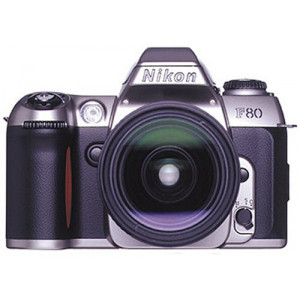 Nikon F80 Spiegelreflexkamera silber inkl. 28-80mm and 70-300mm AF Originalobjektive G-21