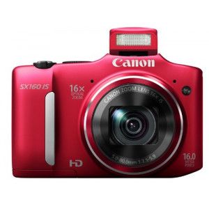 Canon PowerShot SX160 IS Digitalkamera (16 Megapixel, 16-fach opt. Zoom, 7,5 cm (3,0 Zoll) LCD) rot-22