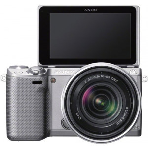 Sony NEX-5RKS kompakte Systemkamera (16 Megapixel, 7,6 cm (3 Zoll) Touchscreen, Full-HD, WiFi) inkl. SEL 18-55mm Zoom-Objektiv silber-22