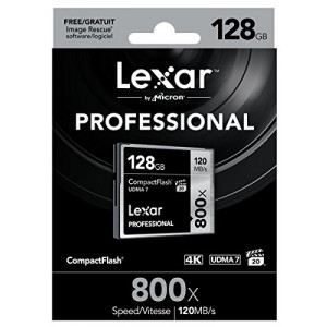 Lexar Professional 128GB 800x Speed 120MB/s CompactFlash Speicherkarte-22