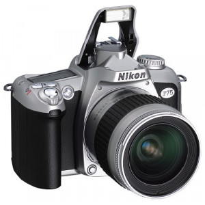 Nikon F75 Spiegelreflexkamera silber-22
