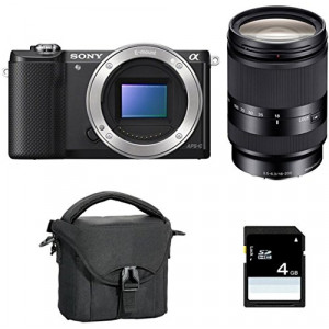 SONY ALPHA 5000 NOIR + 18-200 LE + FT + SD4-21