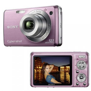 Sony W-Serie DSC-W210P Digitalkamera (12 Megapixel, 4-fach opt. Zoom, 6,9 cm (2,7 Zoll) Display, Bildstabilisator) Pink-22