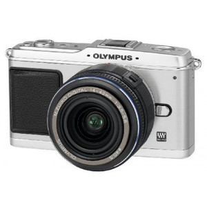 Olympus PEN E-P1 Systemkamera (12 Megapixel, 7,6 cm Display, Bildstabilisator) Kit inkl. 14-42mm Objektiv silber/schwarz-22