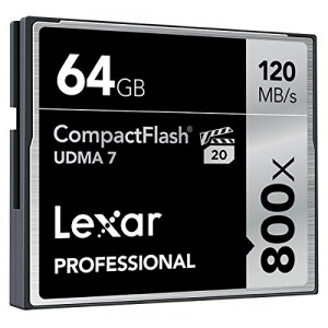 Lexar Professional 64GB 800x Speed 120MB/s CompactFlash Speicherkarte-22